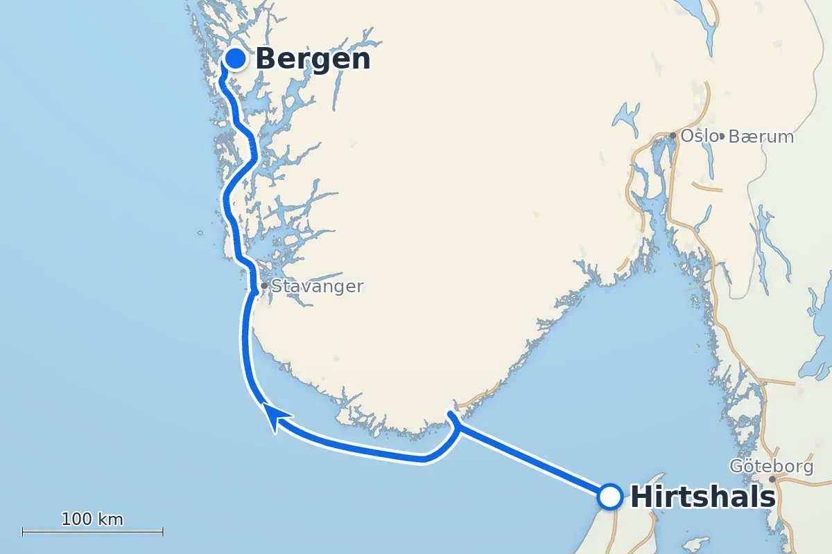 Hirtshals - Bergen