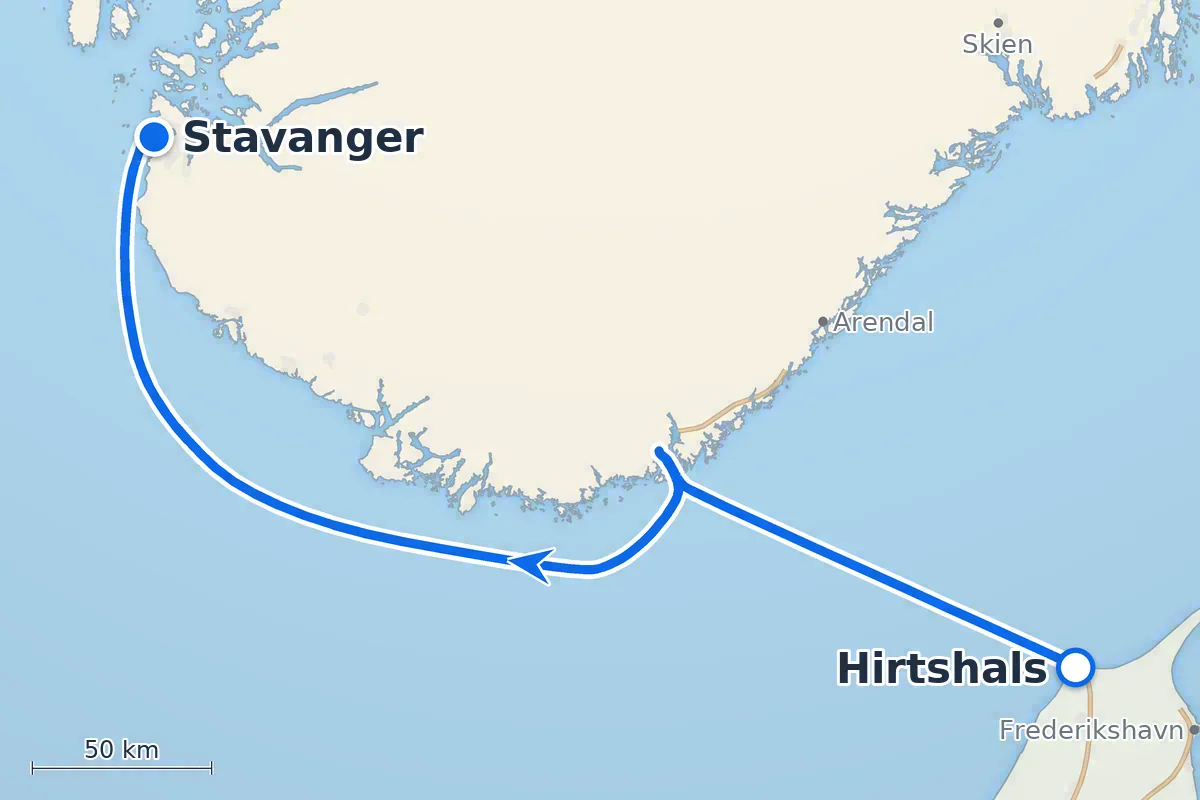 Hirtshals - Stavanger